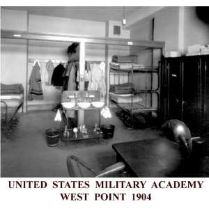 West Point Cadet Room Circa 1904 8 1/2 X 11 Photograph (D)