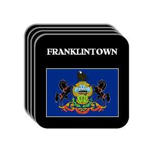 US State Flag   FRANKLINTOWN, Pennsylvania (PA) Set of 4 Mini Mousepad 