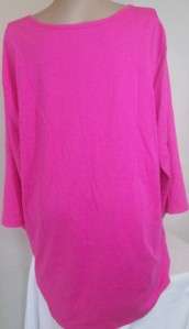 New JMS Womens Plus Size Clothing 4X Pink Shirt Top Blouse  