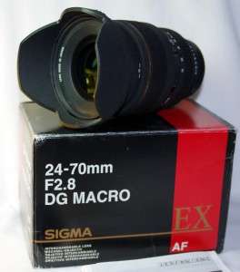 Pentax Sigma 24 70mm F2.8 EX DG Macro   Boxed Mint   cheapest on  