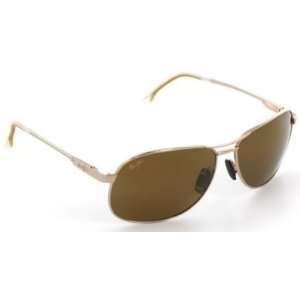  Maui Jim Akoni 117 Sunglasses, Gold / Bronze Lens 