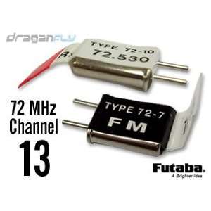   Channel 13 Crystal Set 72MHz FM Radio Receiver + Transmitter Crystals