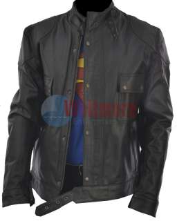 Wanted Wesley Gibson McAvoy Black Leather Jacket  