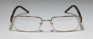 NEW CHOPARD 786 55 18 140 23 KT GOLD PLATED BROWN ARMS EYEGLASSES 