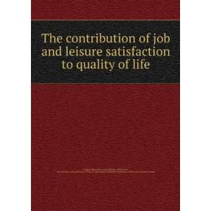  of job and leisure satisfaction to quality of life Manuel,Crandall 