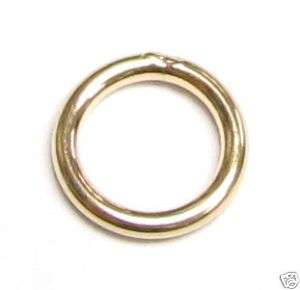 Gold Filled Soldered Closed 18 gauge GA Jump Ring 7mm  