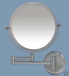 Hotel Quality 8” Wall Mount Magnifying Mirror 1   7X  