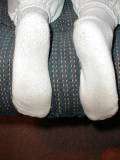   Used Trashed Petite White Socks Get Your Feet Into These  
