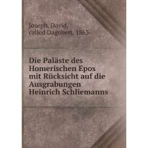   Heinrich Schliemanns David, called Dagobert, 1863  Joseph Books