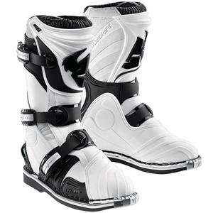  Thor Motocross Youth Quadrant Boots   3/White: Automotive