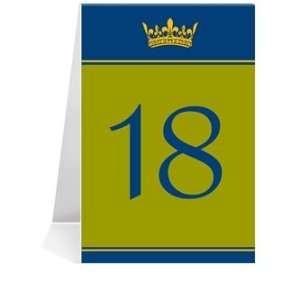  Wedding Table Number Cards   Monogram Crown Obvious #1 