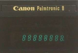 Canon Palmtronic 8 Electronic Calculator  
