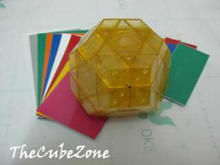 Rare Ice Yellow DaYan Gem III Rubiks Cube Puzzle  