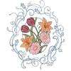 OESD Embroidery Machine Designs CD ART NOUVEAU FLOWERS  