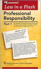 Law in a Flash Cards Professional Responsibility/MPRE, 2 Part Set 