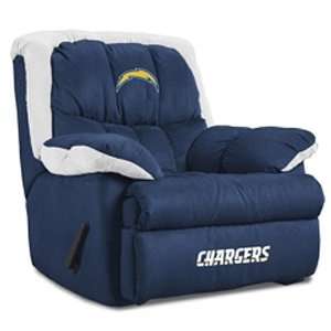  San Diego Chargers NFL Team Logo Home Team Recliner: Sports & Outdoors