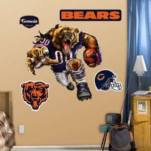  NFL Chicago Bears Die Cut RB Logo Fat Head: Sports 