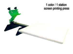 Silk Screen Printing Press 1 color / 1station NEW START PRINTING NOW 