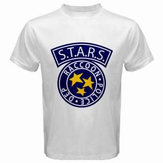 New STARS RPD Resident Evil Racoon Police Force T shirt  
