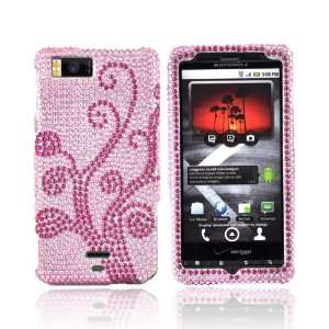    For Motorola Droid X Bling Hard Case Cover HOT PINK: Electronics
