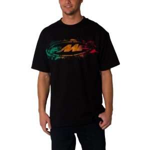   Fresco Mens Short Sleeve Race Wear Shirt   Black / Medium: Automotive