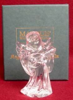 WATERFORD crystal MINIATURE NATIVITY Angel & Mandolin  