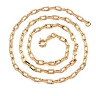 Brilliant 9K Gold Filled Womens Necklace Chain.New 450mm  