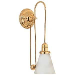  Rise and Fall Swing Arm Wall Sconce