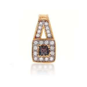  Alexandrite Square Shaped & Diamond Pendant Jewelry