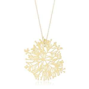  Nervous System Algal Bloom Gold Plated Necklace: Jewelry