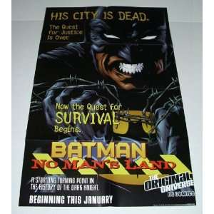  Mans Land DC Comic Book Shop Dealers Promo Poster 
