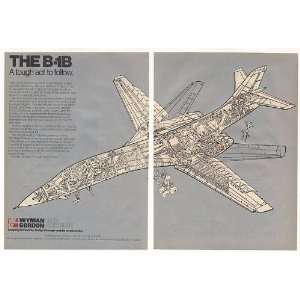  1983 USAF B 1B Long Range Aircraft Wyman Gordon 2 Page 