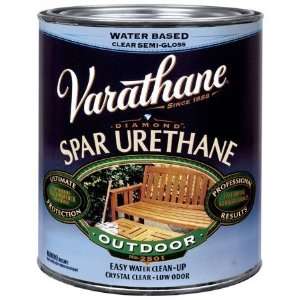   Pint Classic Clear Water Based Outdoor Spar Urethane, Satin Finish