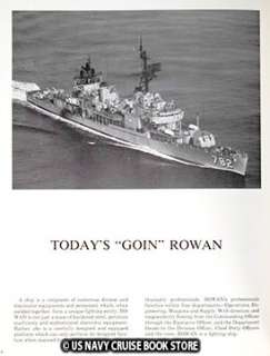 USS ROWAN DD 782 WESTPAC VIETNAM CRUISE BOOK 1974 1975  