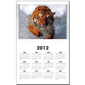   Calendar Print w Current Year Bengal Tiger in Water: Everything Else