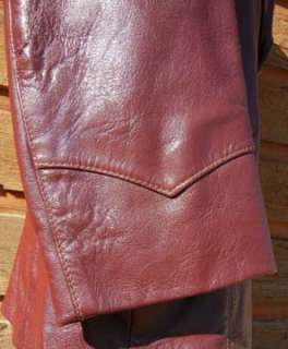 Western GRAIS ANGEL SKIN Leather Sport Coat Jacket 44R   Great Raisin 
