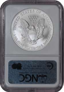 2008 W American Silver Eagle   NGC MS70   Reverse of 2007  