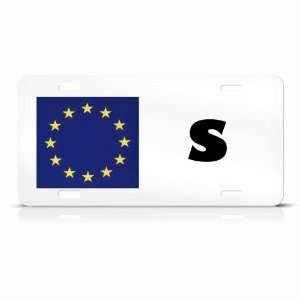  Sweden Swedish European Union Flag Metal License Plate 