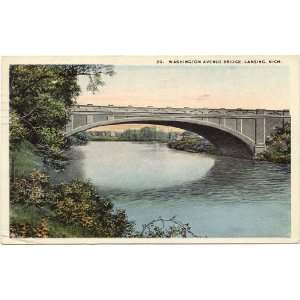   Postcard Washington Avenue Bridge   Lansing Michigan: Everything Else
