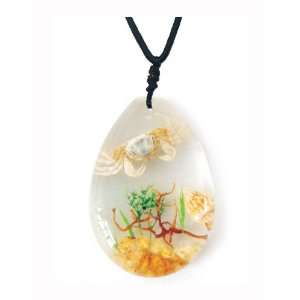  Real Crab Necklace Ocean Series clear 