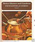 Better Homes and Gardens Encyclopedia of Cooking Volume 1 1973