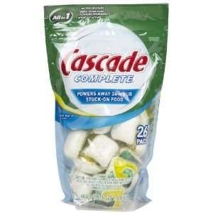 Cascade Complete ActionPacs Dishwasher Detergent Lemon Burst Scent 