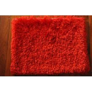  Allie  Hand Knotted Silk Shaggy Rug  Doormat Everything 