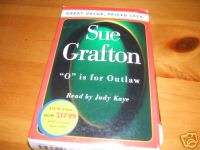 IS FOR OUTLAW SUE GRAFTON AUDIO CASSETTE ABRIDGED  