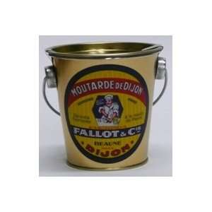 Fallot Dijon Mustard Tin Pail w/ Jar:  Grocery & Gourmet 