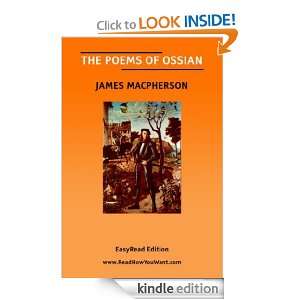The Poems of Ossian James Macpherson  Kindle Store