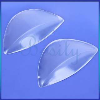 pair Gel Silicone Cushion Insoles Adhesive Shoes Pad  