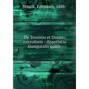  De Terentio et Donato microform  dissertatio inauguralis 