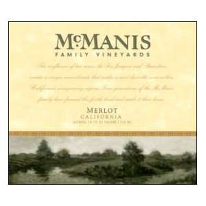  2010 McManis Family California Merlot 750ml: Grocery 