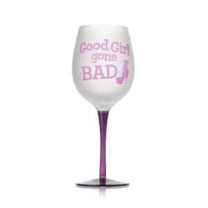  Good Girl Gone Bad   Wine Glass: Kitchen & Dining